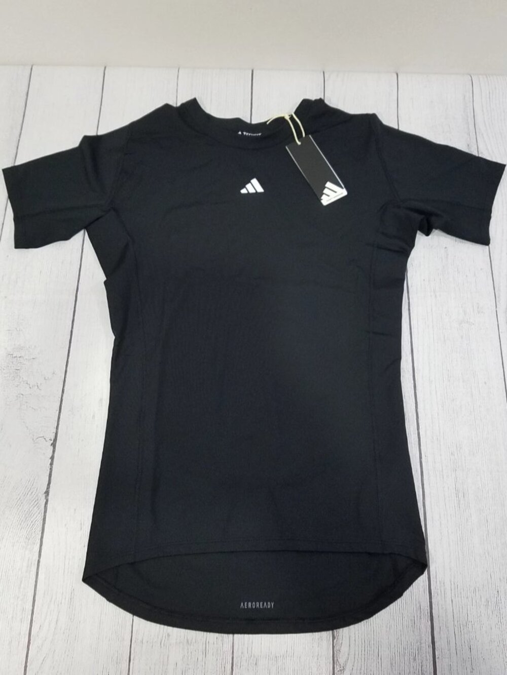 adidas TechFit Compression Training Tee Mens XL Black JE6698